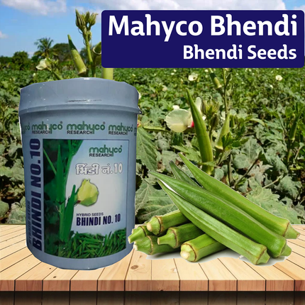 Mahyco Bhendi Hy 10 Seeds -1 KG - Agriplex