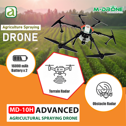 MD-10H ADVANCED - Agriculture Pesticide Spraying Drone