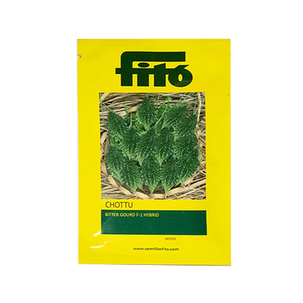 FITO Chottu F1 Hybrid Bitter Gourd Seeds - 100 SEEDS (Pack of 2) - Agriplex