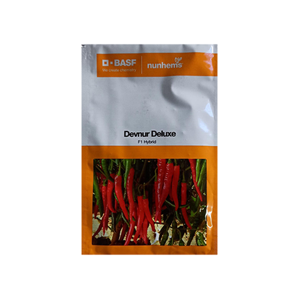 Nunhems Devnur Deluxe Chilli Seeds - Pack of 1500 Seeds - Agriplex