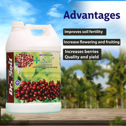 Dr. Soil Coffee Special Liquid Consortia - 5 LT Advantages