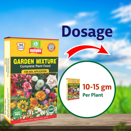 Muliplex Garden Mixture (Multi Micronutrients) Dosage
