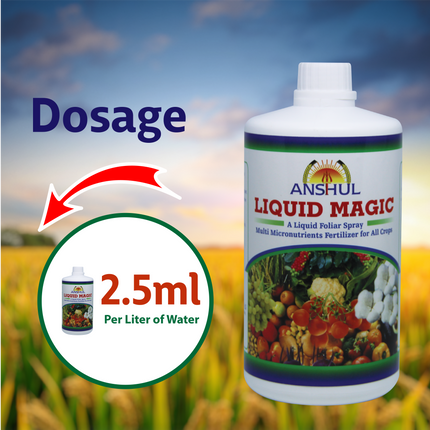 Anshul Liquid Magic (Liquid Micronutrient Fertilizer) Dosage