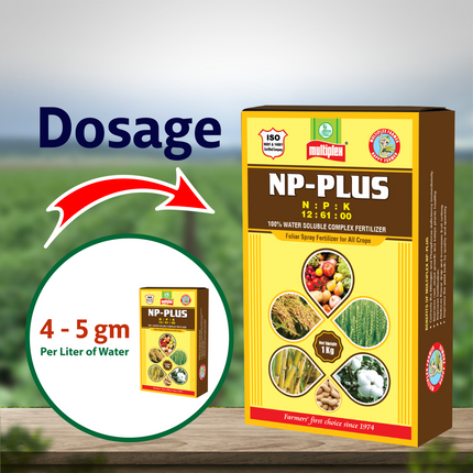 Multiplex NP Plus (12:61:00) Fertilizer- 1 KG Dosage