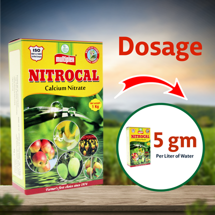 Multiplex Nitrocal (Calcium Nitrate) - 1 KG Dosage