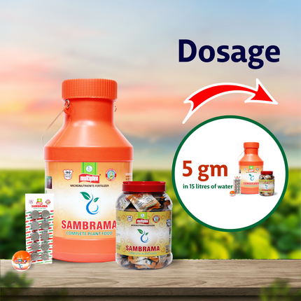 Multiplex Sambrama Tablet (Complete Plant Food) - 5 GM Tablet Dosage
