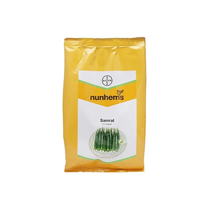Nunhems Samrat Bhindi (Okra) Seeds - Pack of 3500 Seeds - Agriplex