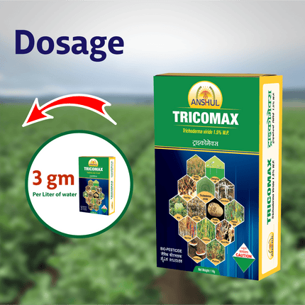 Anshul Tricomax Powder Fungicide - 1KG Dosage