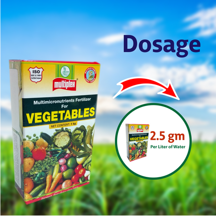 Multiplex Vegetables (Micronutrient Mixture) Dosage