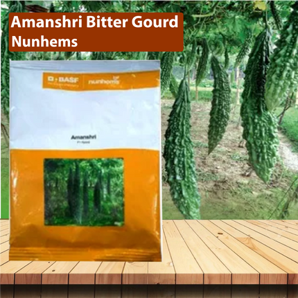 Nunhems Amanshri Bitter Gourd Seeds - Pack of 500 Seeds - Agriplex