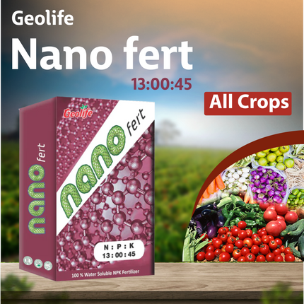 Geolife Nano Fert 13:00:45 Npk (Water Soluble Fertilizer)