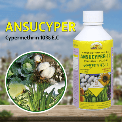 Anshul Ansucyper (Cypermethrin 10 % EC) Insecticide Crops