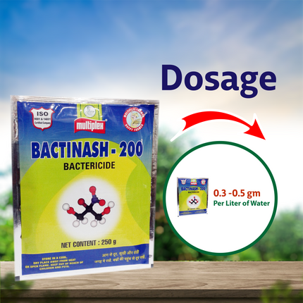 Multiplex Bactinash - 200 Bactericide Dosage