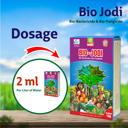 Multiplex Bio - Jodi Bio-Bactericide & Bio-Fungicide  Powder Dosage