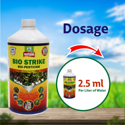 Multiplex Bio Strike Pesticide Dosage