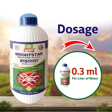 Multiplex Brightstar Insecticide  Dosage