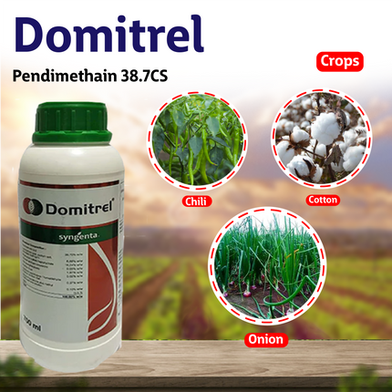 Syngenta Domitrel (Pendimethain 38.7% CS) Herbicide Crops
