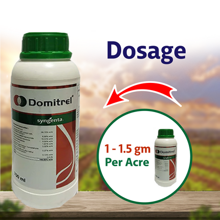 Syngenta Domitrel (Pendimethain 38.7% CS) Herbicide Dosage
