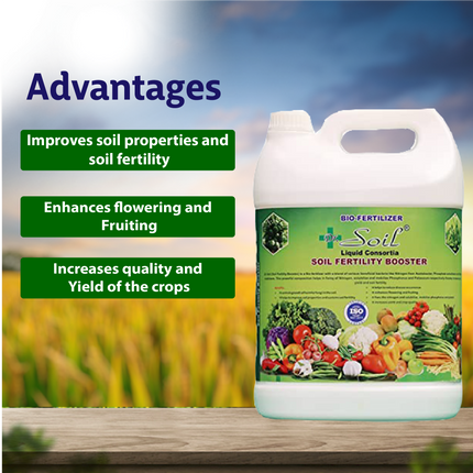 Dr. Soil Fertility Booster Liquid Consortia - 5 LT Advantages