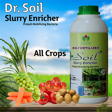 Dr. Soil Slurry Enricher Potash Mobilizing Bacteria - 1 LT