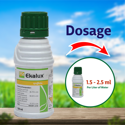 Syngenta Ekalux  Insecticide Dosage