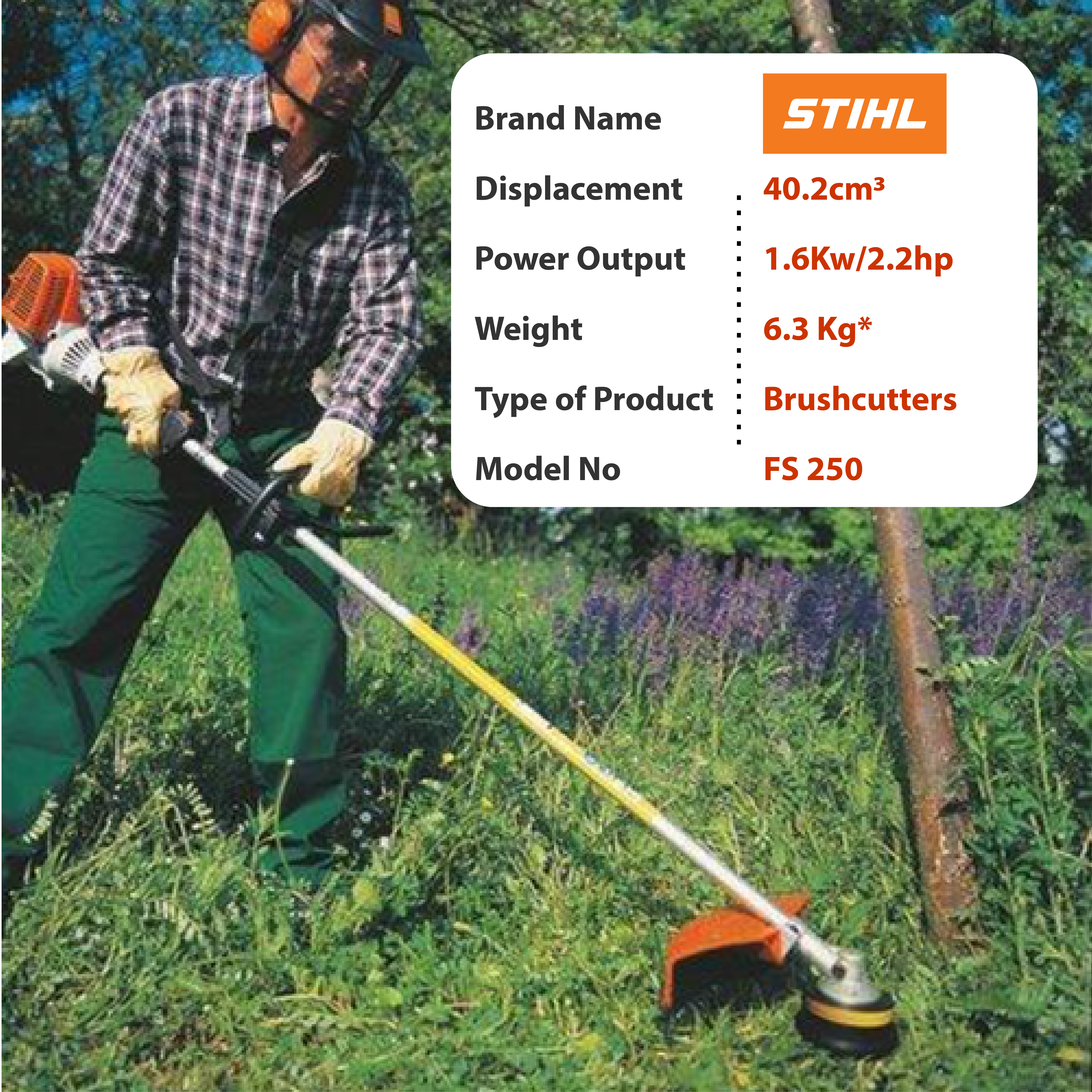 Stihl fs online brush cutter