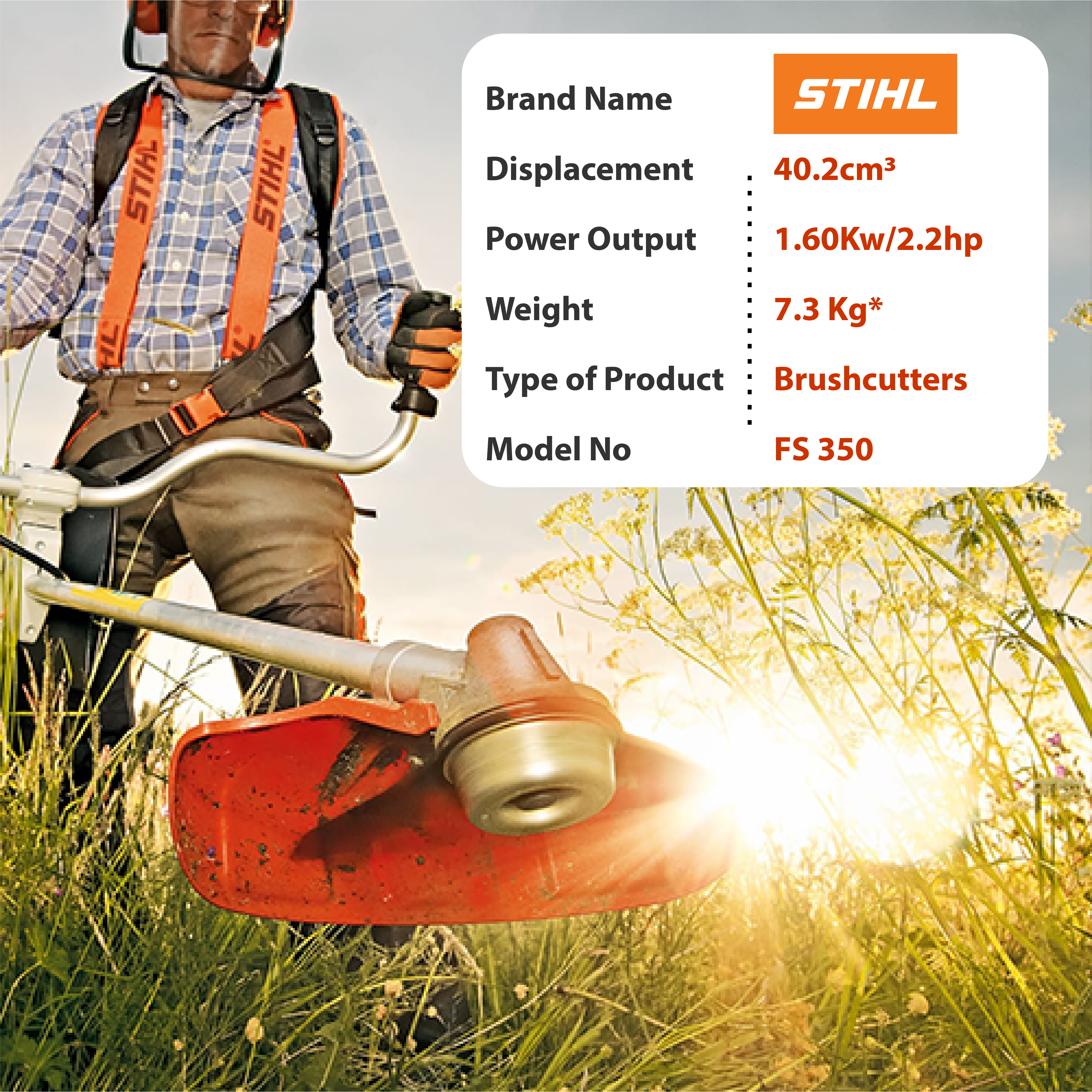STIHL FS 350 Clearing Saw Autocut – Agriplex