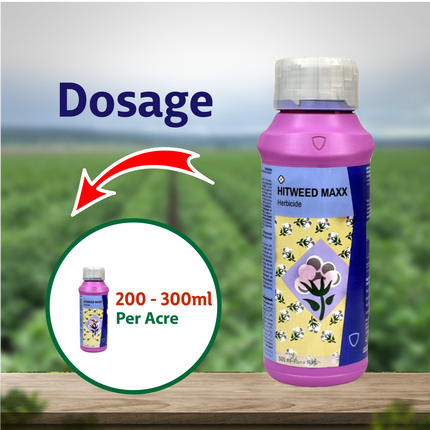 Godrej Hitweed Maxx Herbicide - 500 ML Dosage