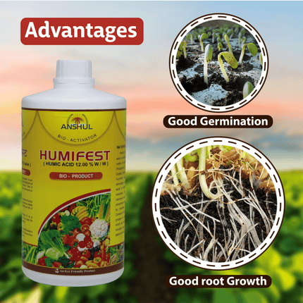 Anshul Humifest (Humic Acid 12% W/W) Advantages