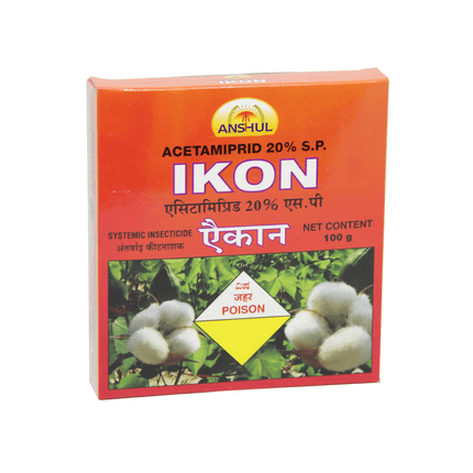 Anshul Ikon (Acetamiprid 20% SP) Insecticide - 100 GM