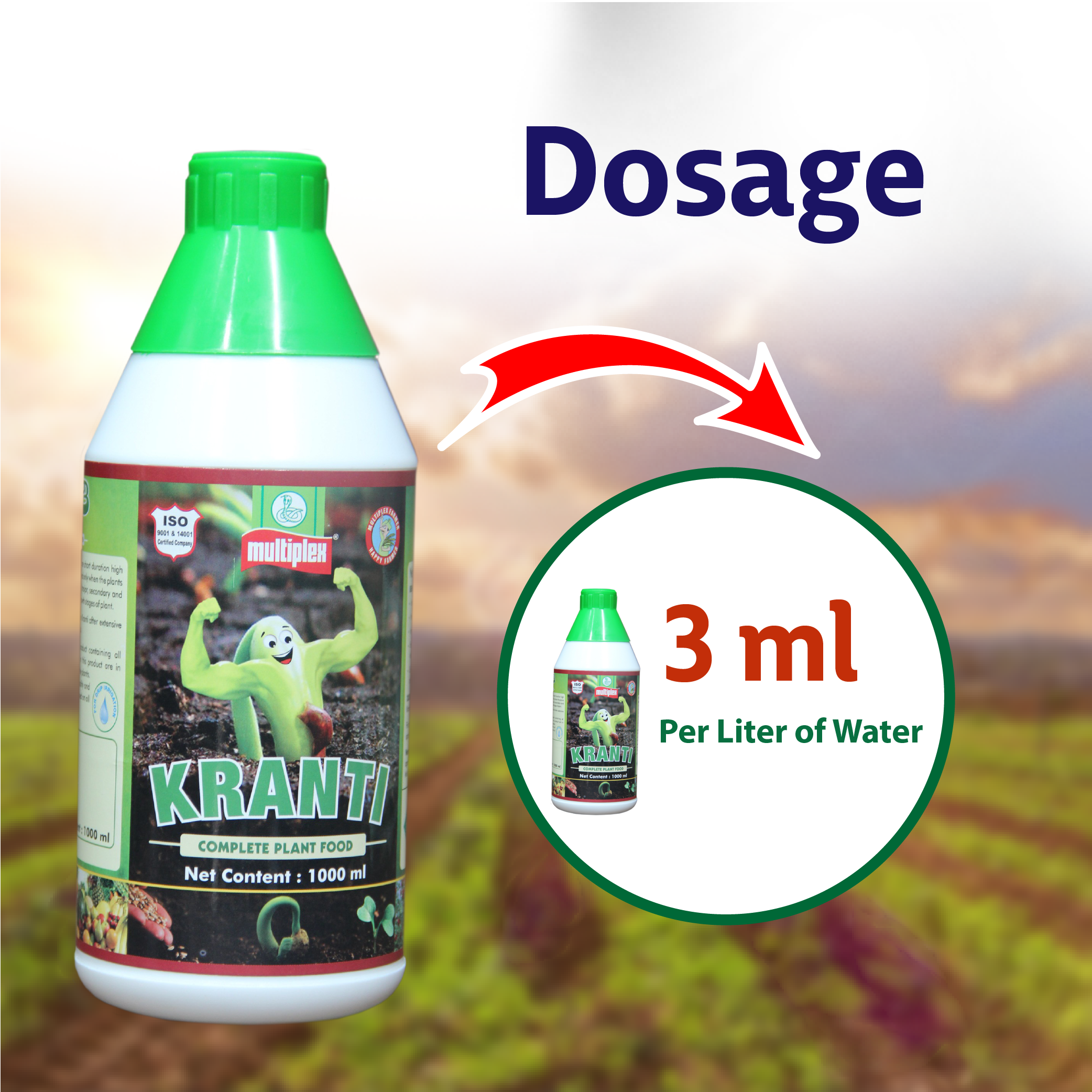 Kranty Multiplex Kranti Micronutrient Fertilizer - (Complete Plant Food ...