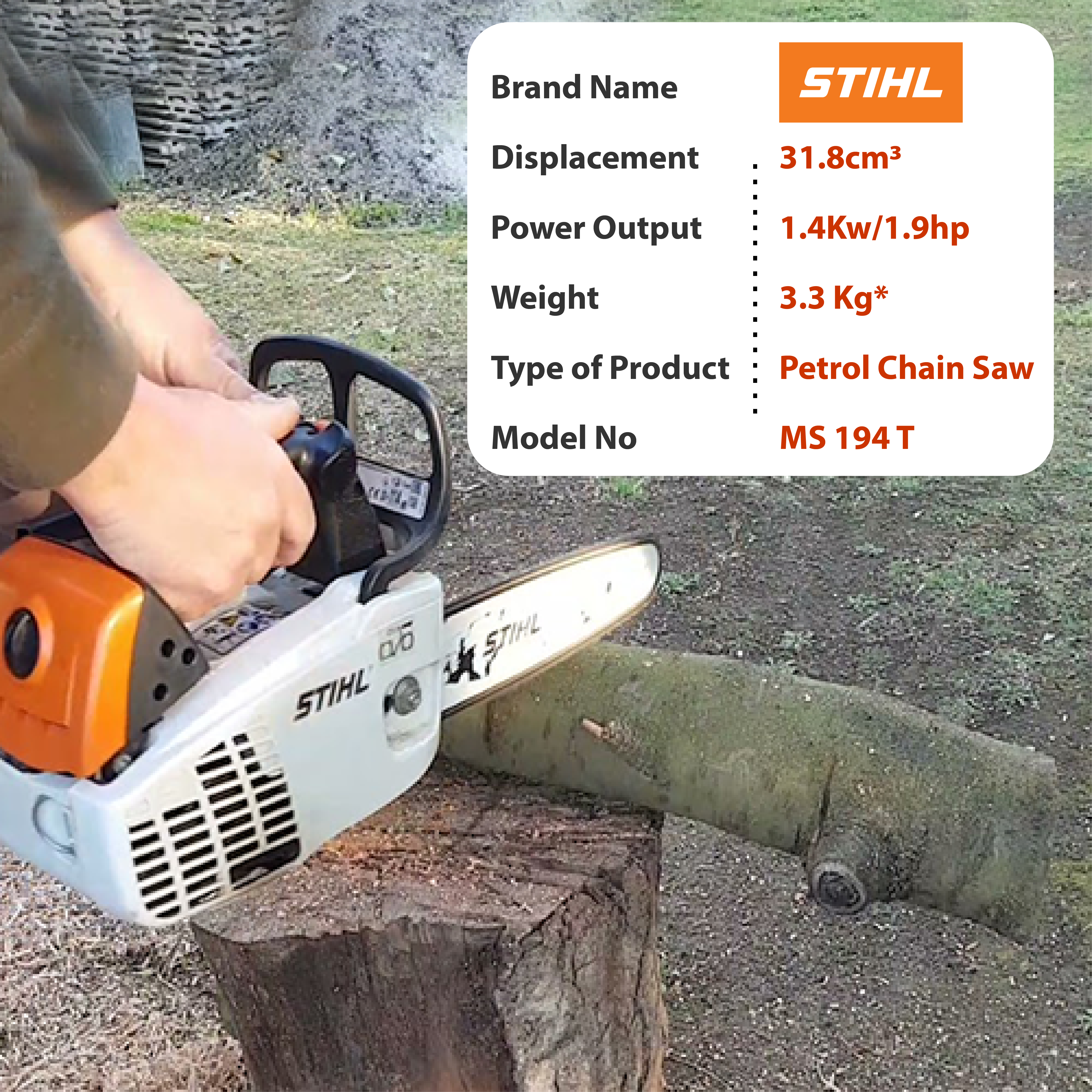Ms194t Engine STIHL MS 194 T Chainsaw – Agriplex