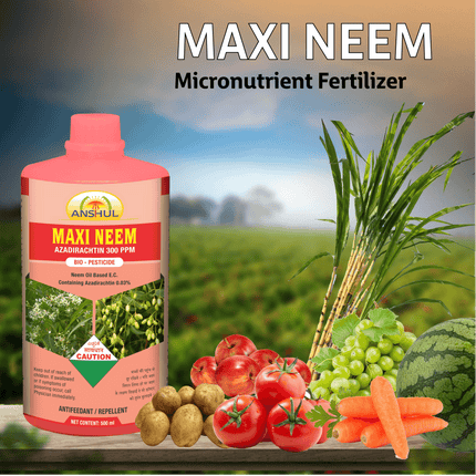 Anshul Maxi Neem (Azadiractin 300 PPM) Bio Pesticide