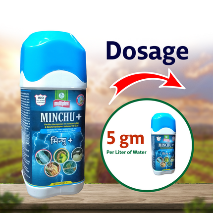 Multiplex Minchu Plus Bio Pesticide Dosage