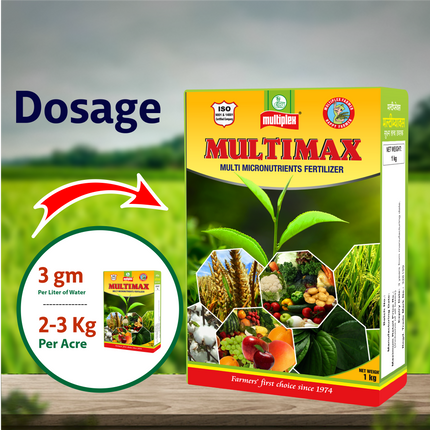 Multiplex Multimax (Multi Micronutrient Fertilizer ) Dosage