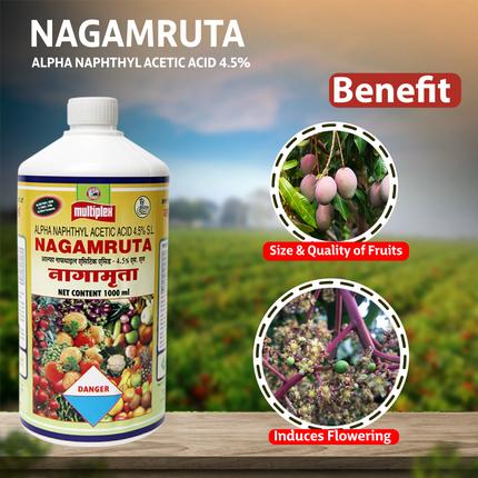 Multiplex Nagamruta (Alpha Naphthyl Acetic Acid  4.5% S.L) Benefits