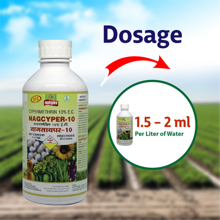 Multiplex Nagcyper-10 Insecticide Dosage