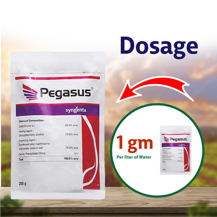 Syngenta Pegasus (Diafenthiuron 50%WP) Insecticide Dosage