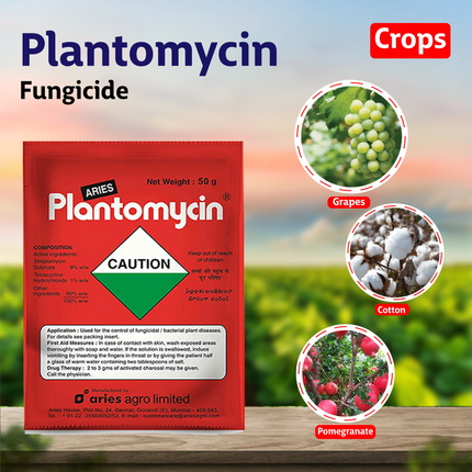 Aries Plantomycin Fungicide Crops
