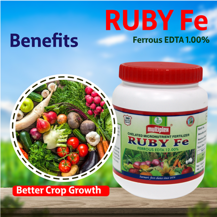 Multiplex Ruby Fe (Ferrous EDTA 12%) Benefits