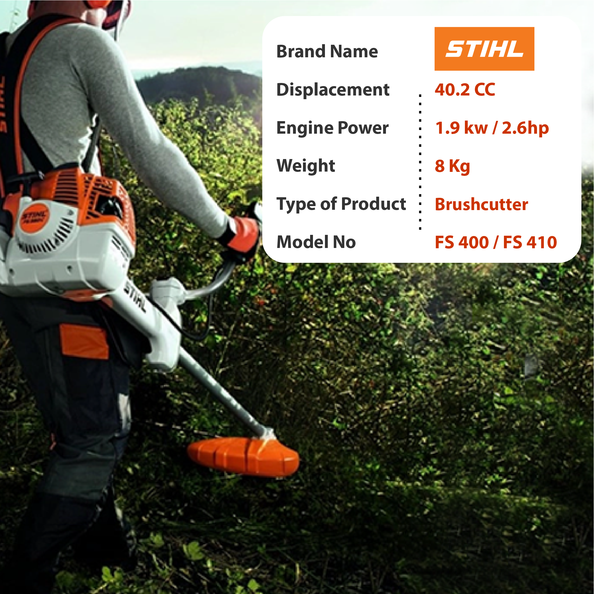 Stihl online paddy cutter