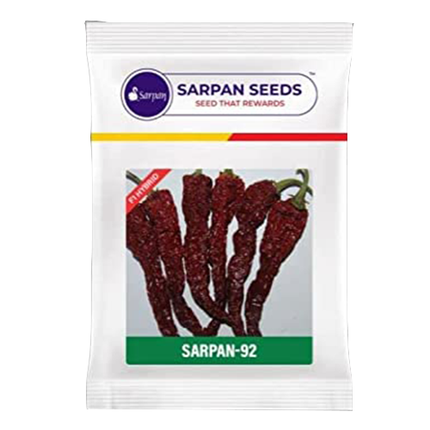 Sarpan F1 92 Chilli Seeds - 10 GM