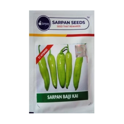 Sarpan Chilli Bajji Kai Seeds - 10 GM