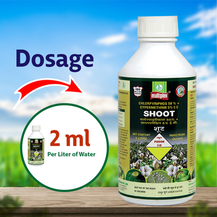 Multiplex Shoot Insecticide Dosage