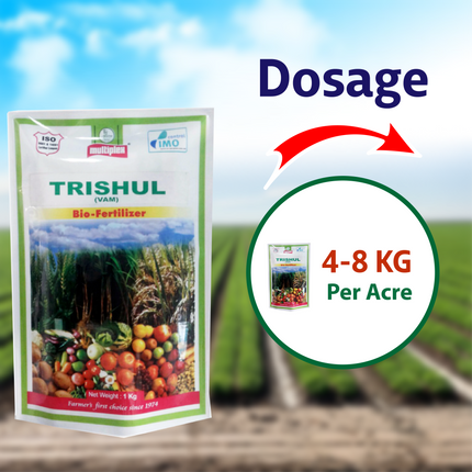 Multiplex Trishul (Bio Fertilizer) - Powder Dosage