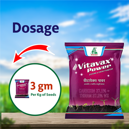 Dhanuka Vitavax Power Fungicide - 100 GM Dosage