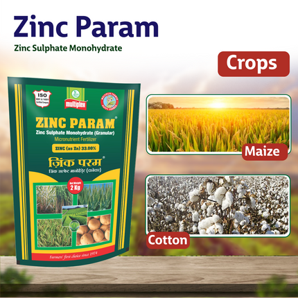 Multiplex Zinc Param (Zinc Sulphate Monohydrate) Crops