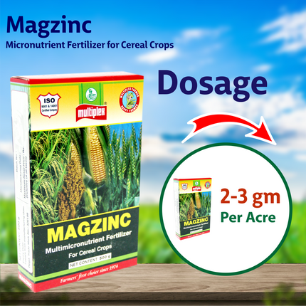 Multiplex Magzinc (Micronutrient Fertilizer for Cereal Crops)- Powder Dosage